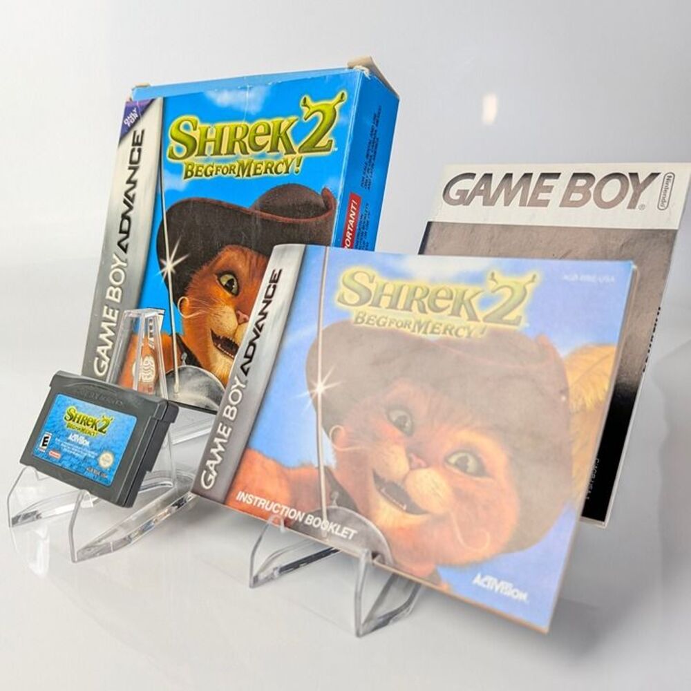 Shrek 2 Beg for Mercy - Authentic and Tested - GBA